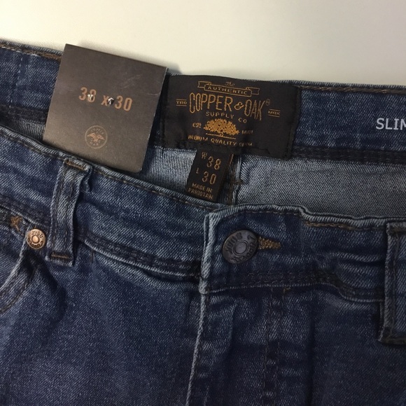 Copper and Oak Men’s Jeans - Size 38 x30 - NWT.                            7 - Picture 4 of 6